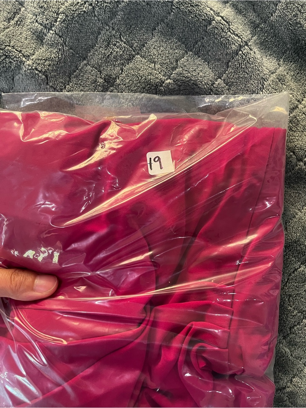 Lauren Ralph Lauren Fuchsia Wrap-Style Midi Dress - Picture 5 of 5